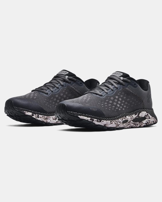Men's UA HOVR™ Infinite 3 Reflect Camo Running Shoes, Gray, pdpMainDesktop image number 3